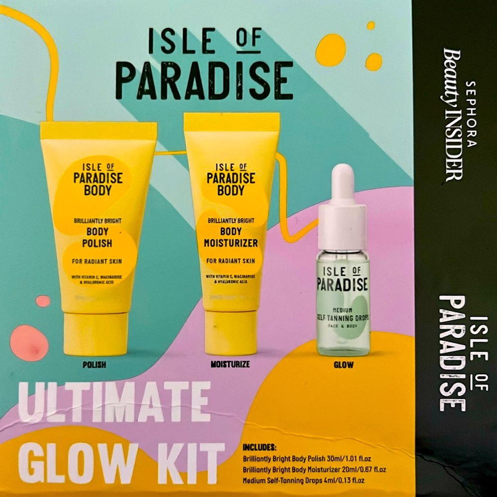 ISLE OF PARADISE - Ultimate Glow Kit 🌞 Travel Size 🌴